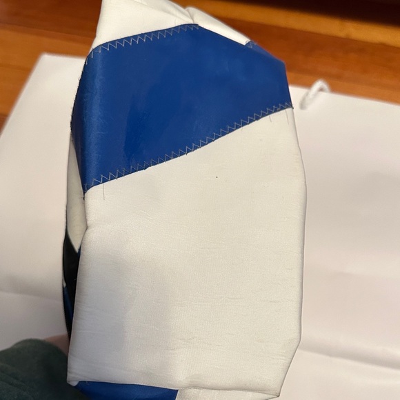 Blue and White Cosmetic Bag - Picture 5 of 5